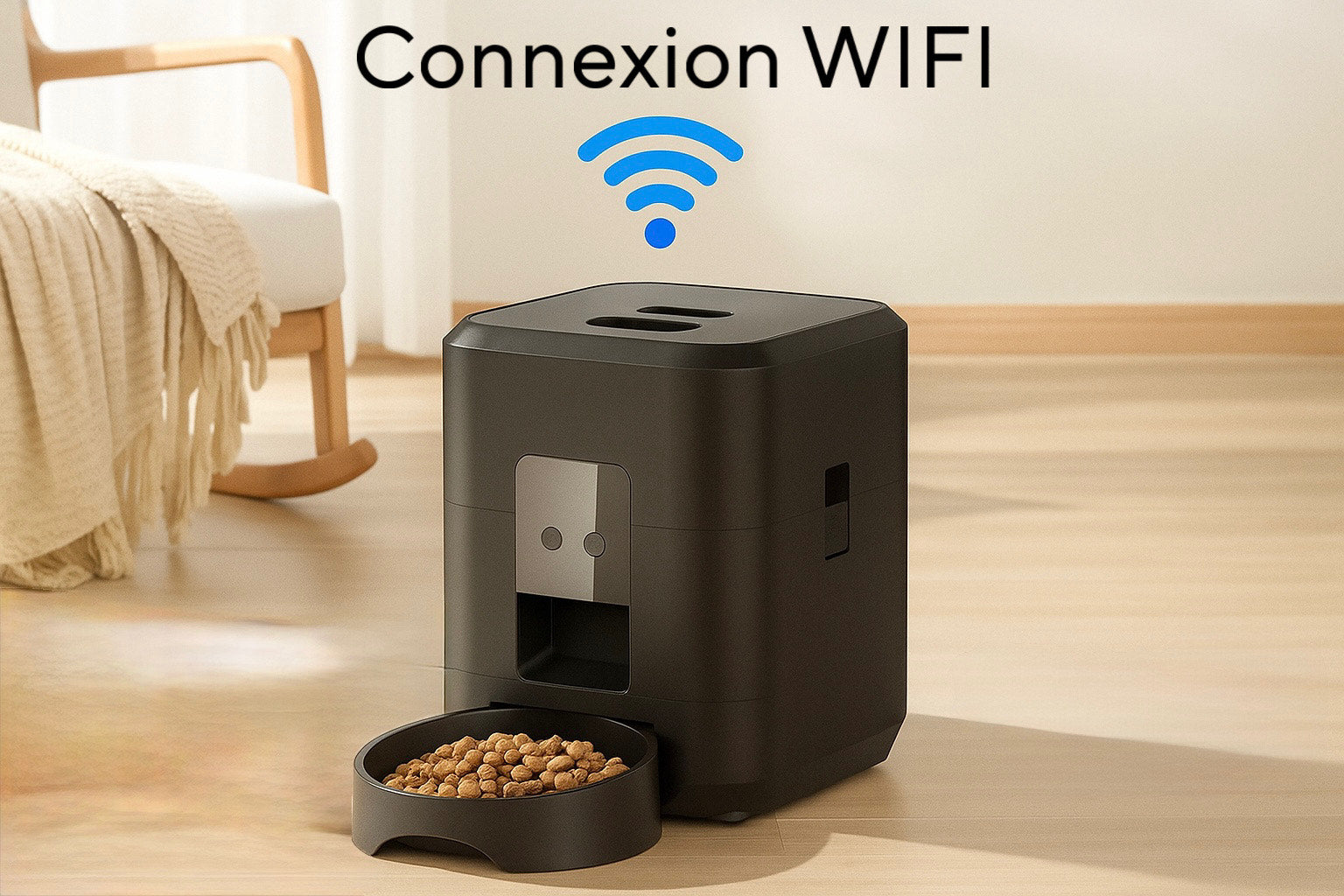 Distributeur automatique de croquettes
