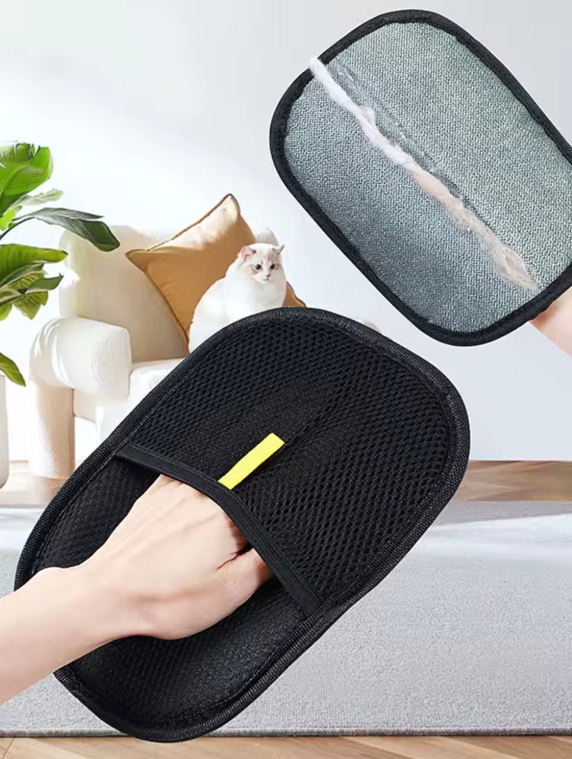 Brosse magique textiles